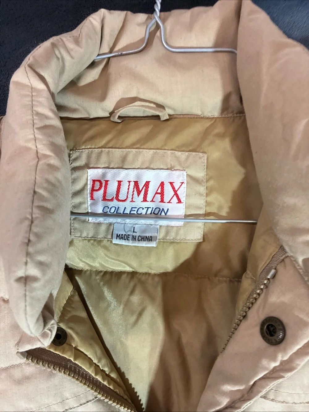Men's Tan Quilted Insulated Vest